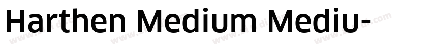 Harthen Medium Mediu字体转换